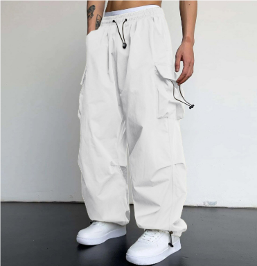 Men's Baggy Multi-Pocket Pants | Wide Leg