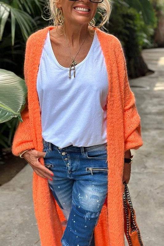 Lovely™ -  Long Knitted Cardigan