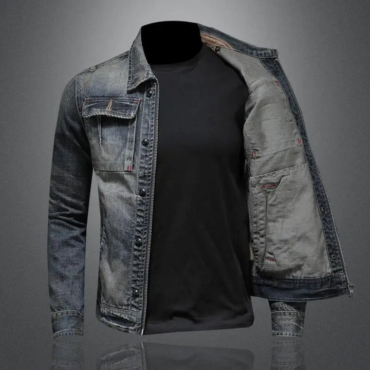 Vintage-Inspired Denim Jacket, Classic Style