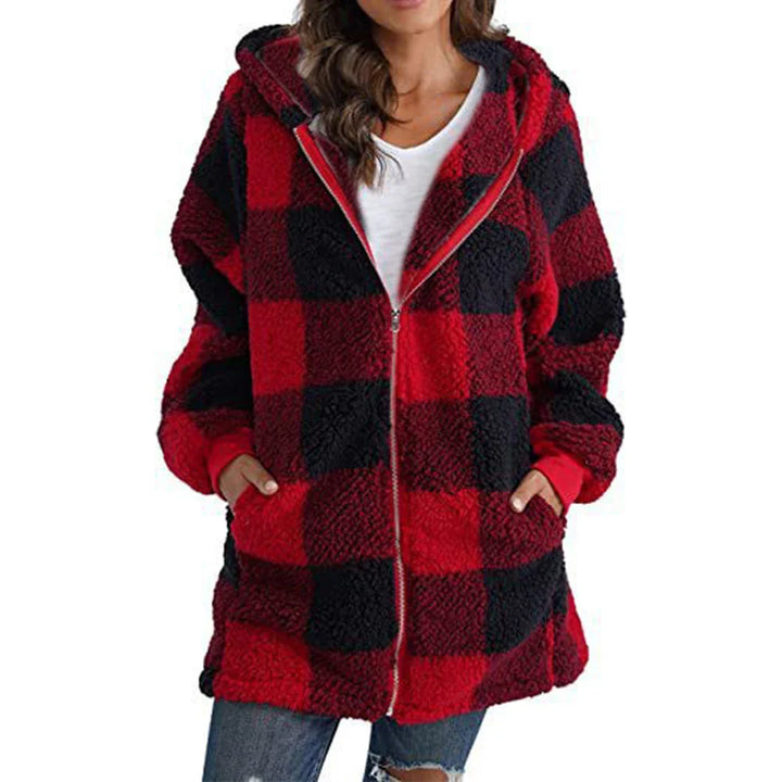 Chloe™ - Checked Cardigan