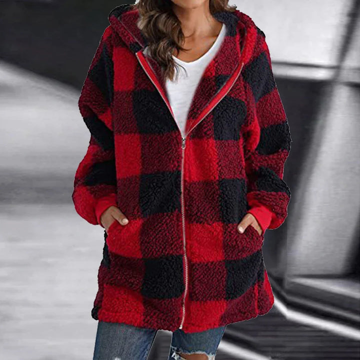 Chloe™ - Checked Cardigan