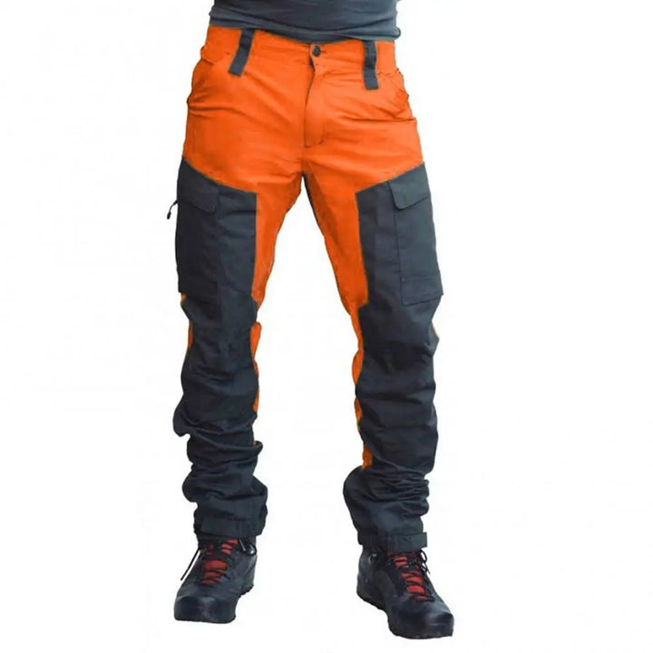 Men's Durable Outdoor Cargo Pants, Waterproof