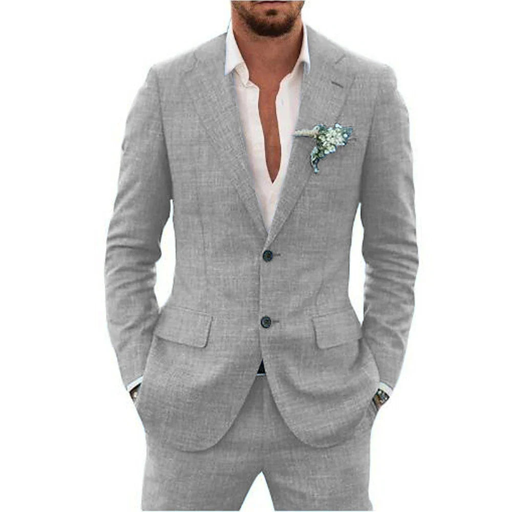 Men's Lightweight Summer Suit, Stylish Design