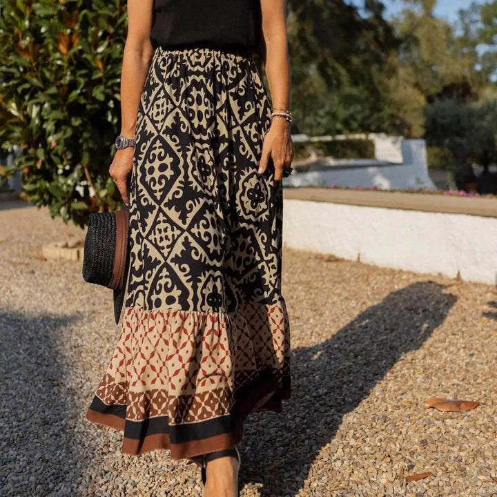 Women’s Stylish High-Waist Maxi Skirt | Summer