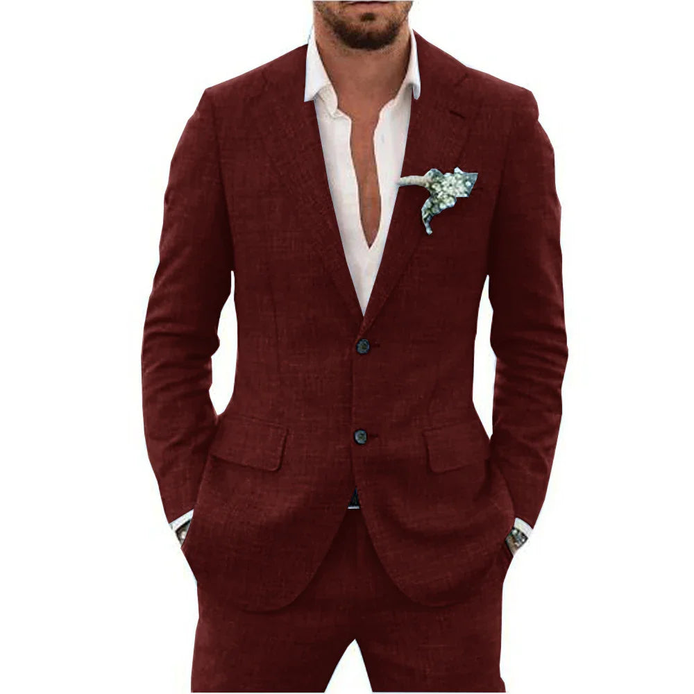 Men's Lightweight Summer Suit, Stylish Design