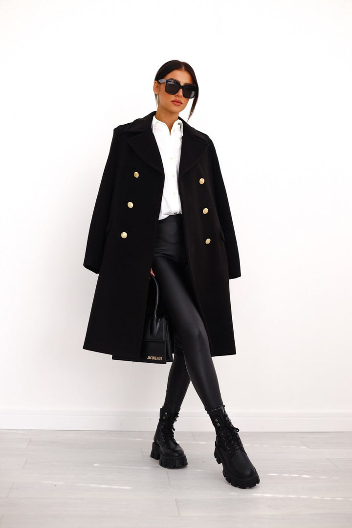 Chic Women's Long Loose Coat, Stylish