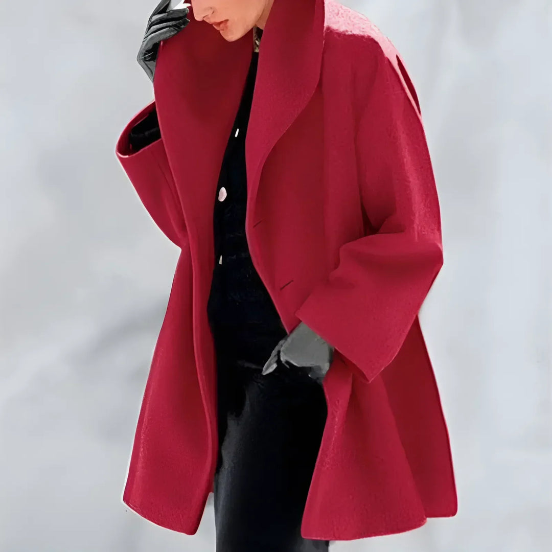 Manteau-tranchée classique d'hiver pour femme | Chaud