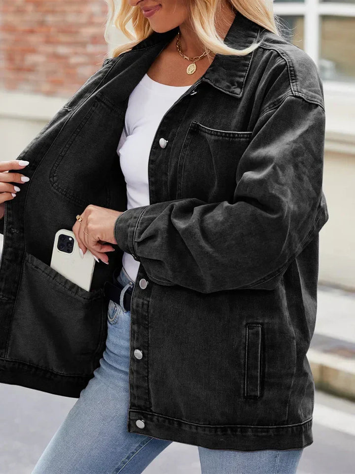 Veste en jean oversize pour femme | Coupe ample