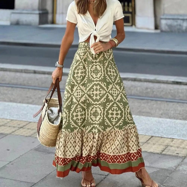 Women’s Stylish High-Waist Maxi Skirt | Summer