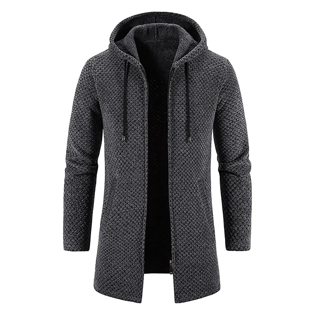 Ivan | Men's Mid-Length Wool Hooded Jacket Cairns Closet