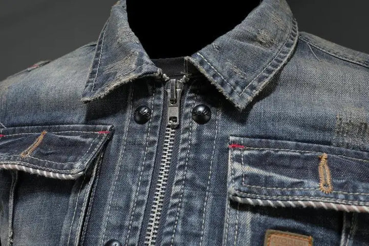 Vintage-Inspired Denim Jacket, Classic Style