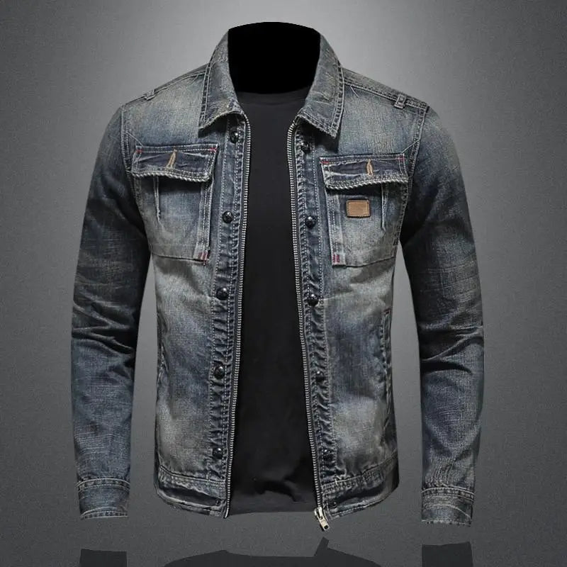 Vintage-Inspired Denim Jacket, Classic Style