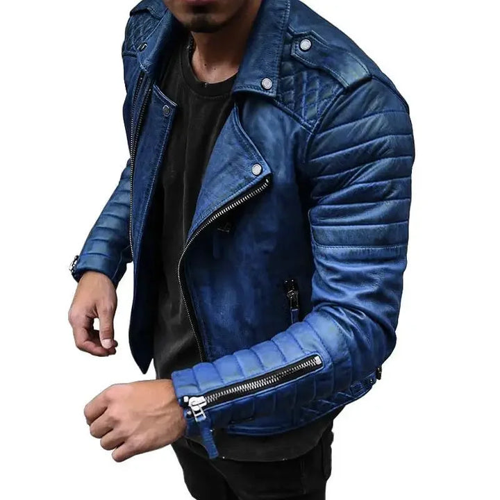 Men's Brown Leather Jacket - Timeless Style Cairns Closet