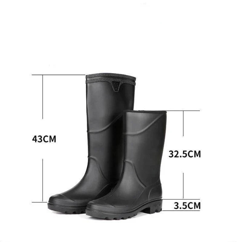 Men's Durable Waterproof Boots | Black