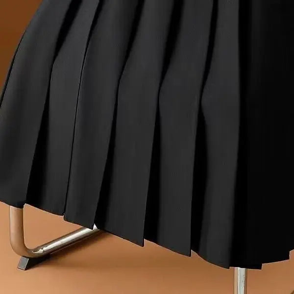 Women’s Pleated Midi Skirt | With Belt