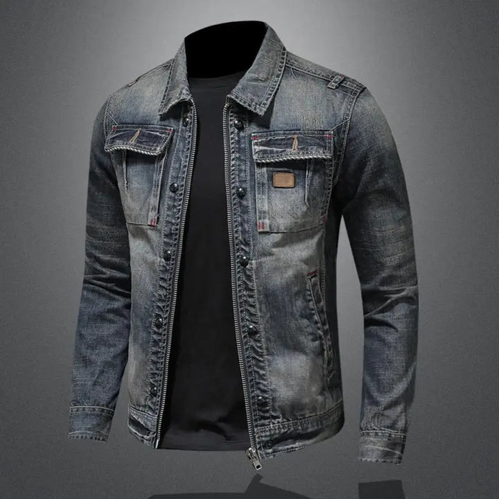 Vintage-Inspired Denim Jacket, Classic Style