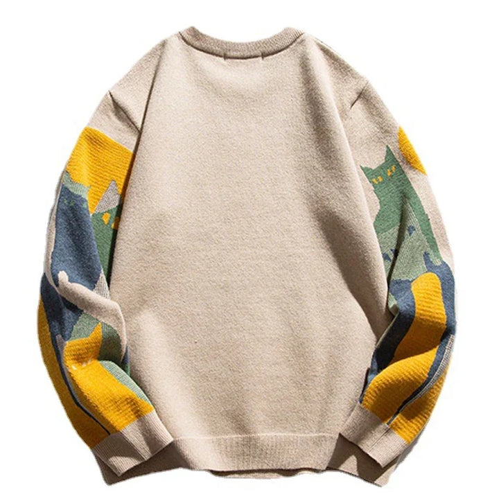 Ben™ - Vintage Desert Cats Sweater