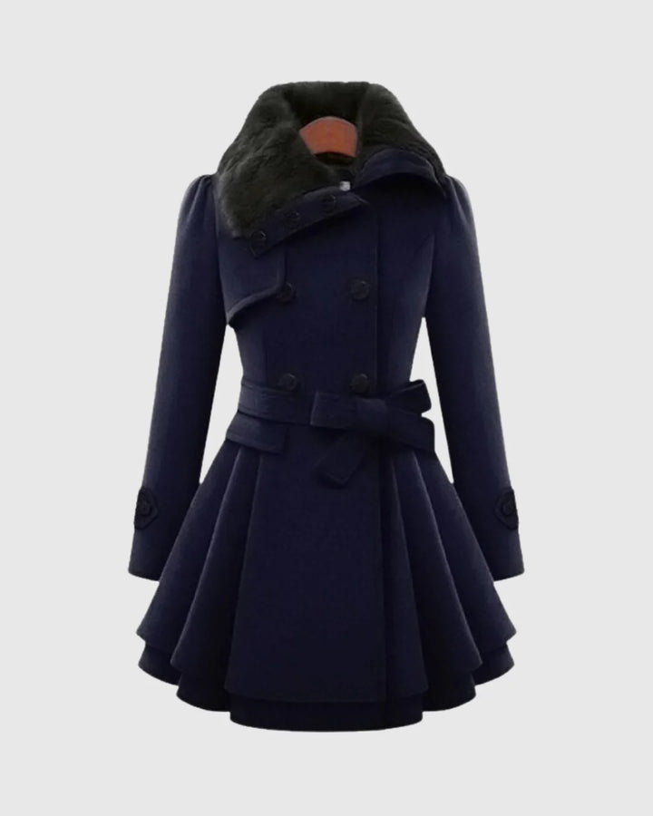 Marry Winter Slim Long Wool Sherpa Coat Cairns Closet