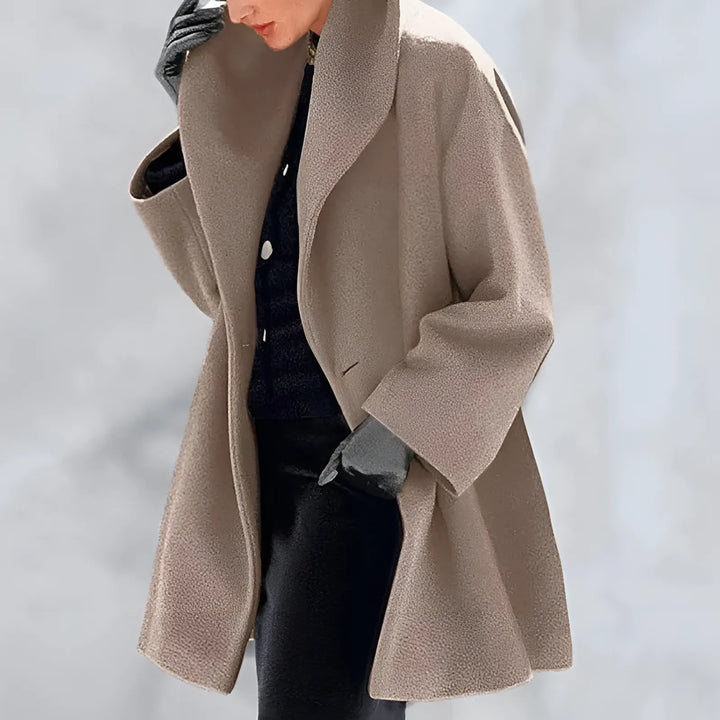 Manteau-tranchée classique d'hiver pour femme | Chaud
