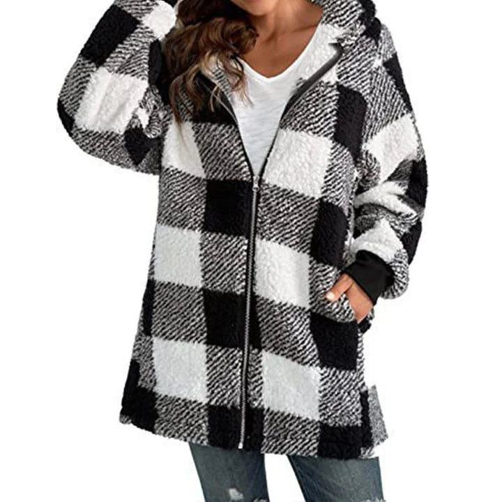 Chloe™ - Checked Cardigan