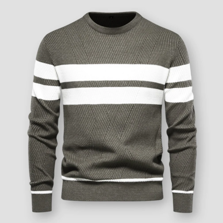 Alix™ - Knitted Striped Sweater