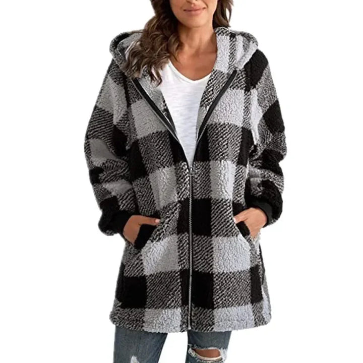 Chloe™ - Checked Cardigan