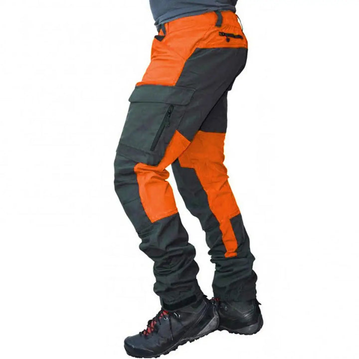 Men's Durable Outdoor Cargo Pants, Waterproof