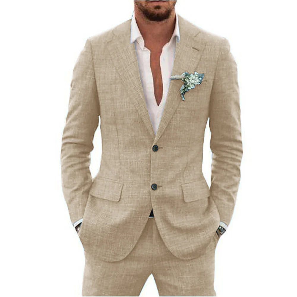 Men's Lightweight Summer Suit, Stylish Design
