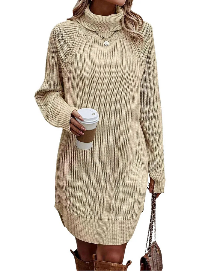 Mari | Elegant knitted col dress Cairns Closet