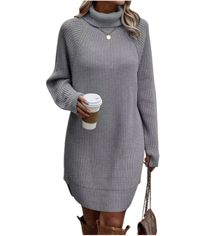 Mari | Elegant knitted col dress Cairns Closet