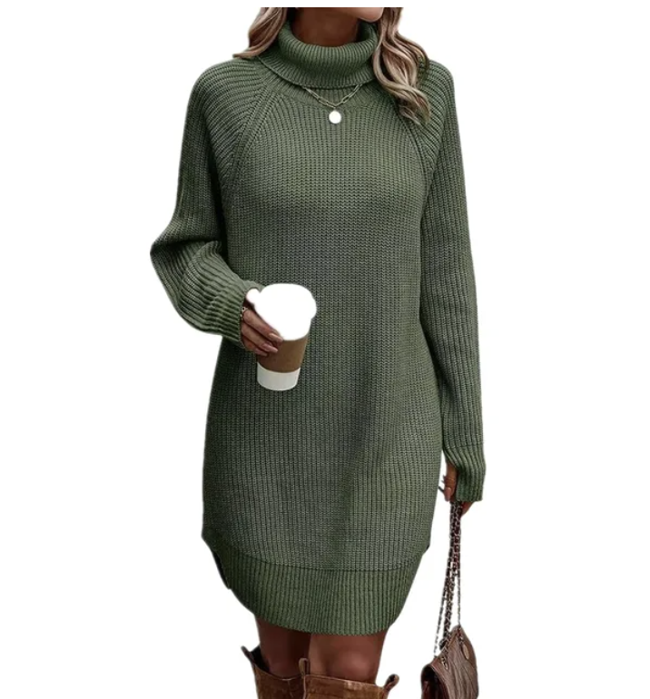 Mari | Elegant knitted col dress Cairns Closet