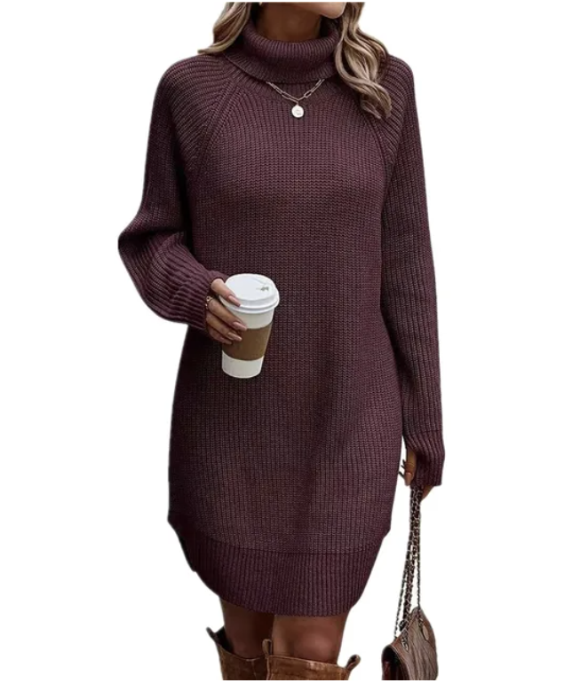 Mari | Elegant knitted col dress Cairns Closet