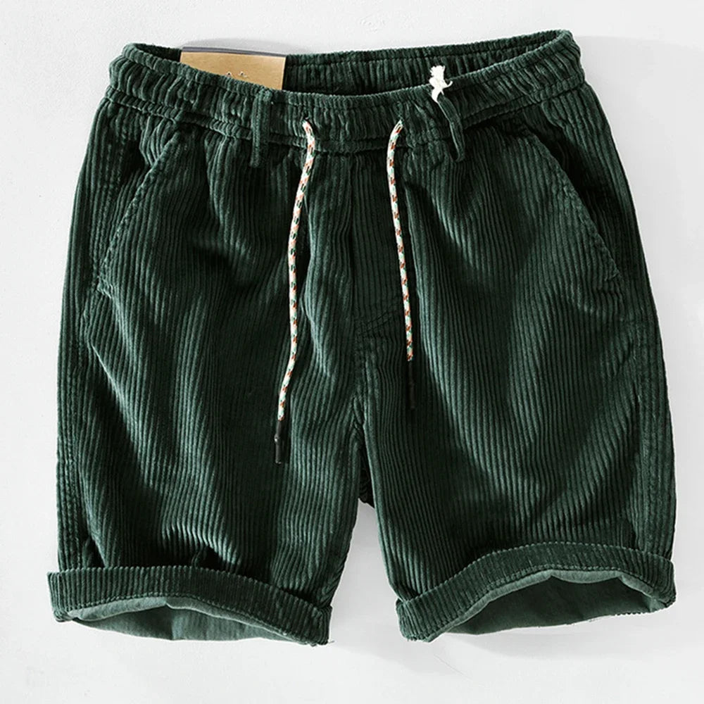 Men's Retro Corduroy Shorts Cairns Closet