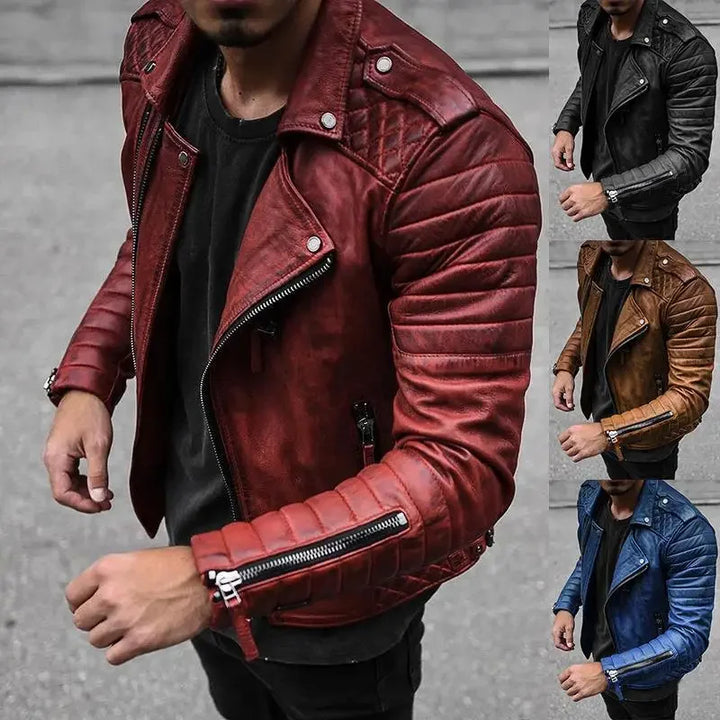 Men's Brown Leather Jacket - Timeless Style Cairns Closet