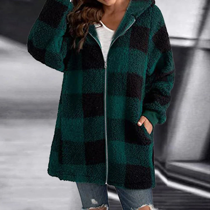 Chloe™ - Checked Cardigan