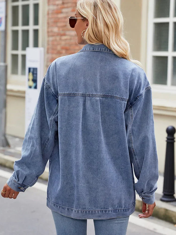 Veste en jean oversize pour femme | Coupe ample