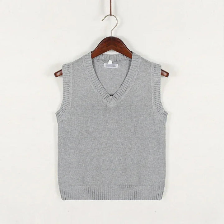Men’s Stylish V-Neck Vest | Sleeveless