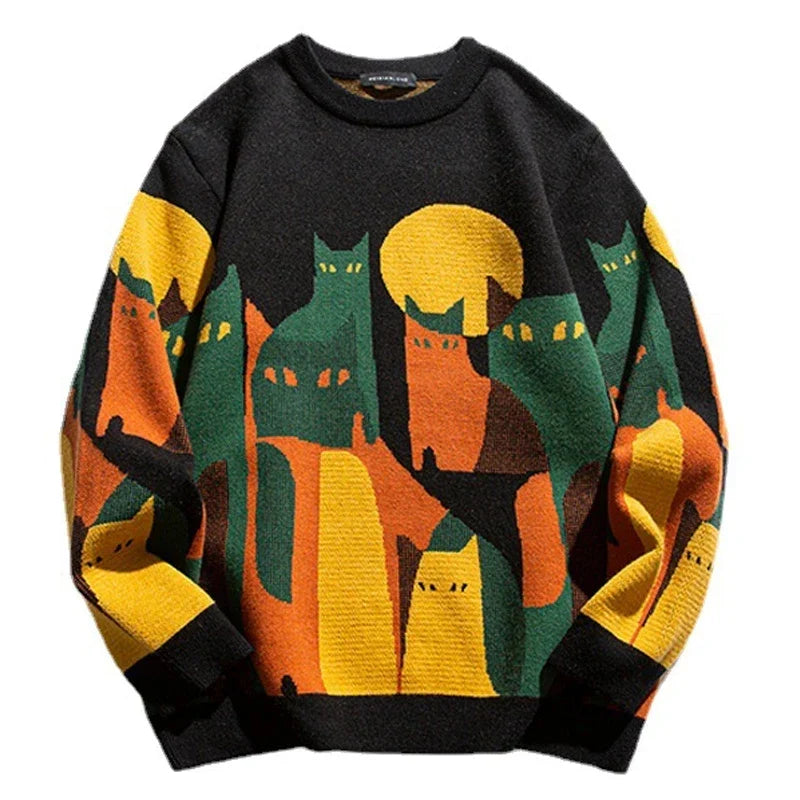 Ben™ - Vintage Desert Cats Sweater