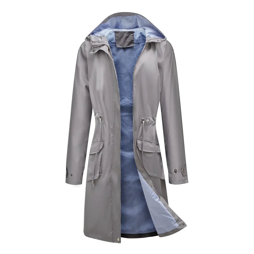 Manteau de pluie coupe-vent pour femme | Élégant