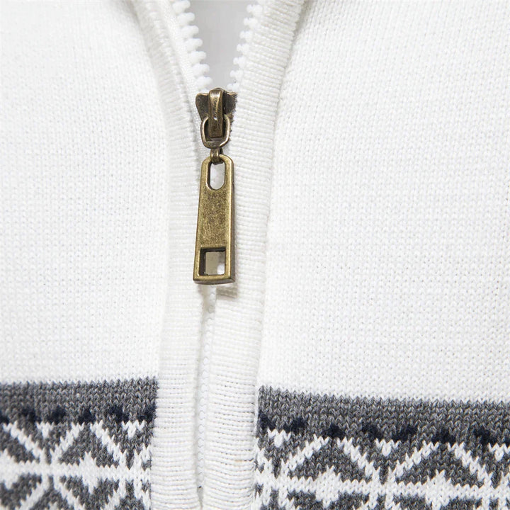 Gustav - High-quality sweatshirt with a retro pattern Cairns Closet