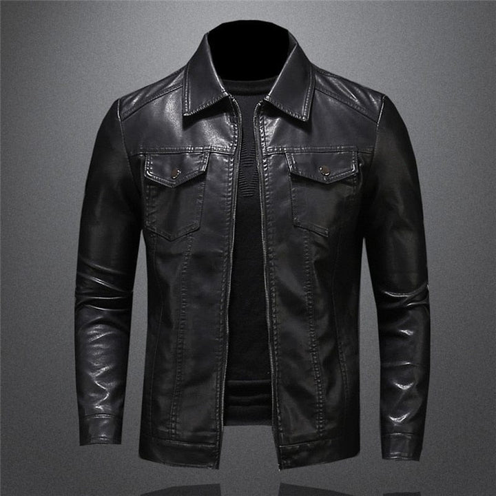 ETHAN | MEN'S LEATHER JACKET Cairns Closet