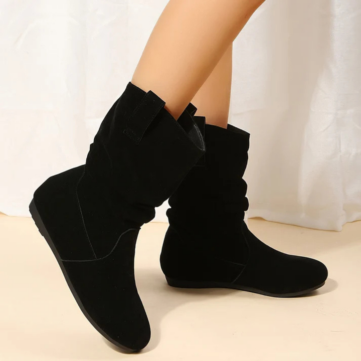 Women’s Stylish Flat Ankle Boots | Easy Slip-On