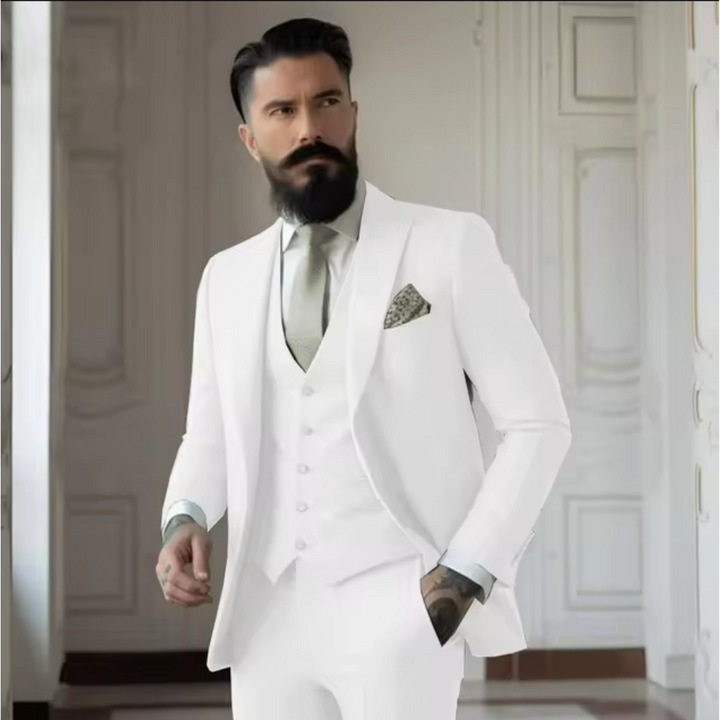 Men's Classic Single-Breasted Suit, Timeless Design