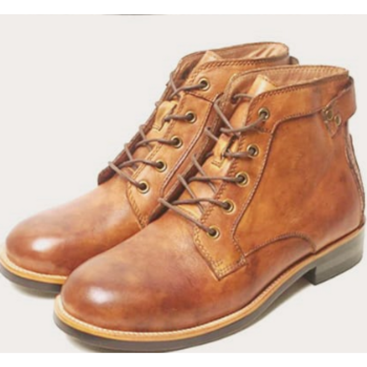 Men's Vintage Lace-Up Boots | Retro Style