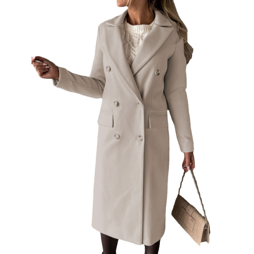 Manteau Long Trench Chaud pour Femme | Hiver
