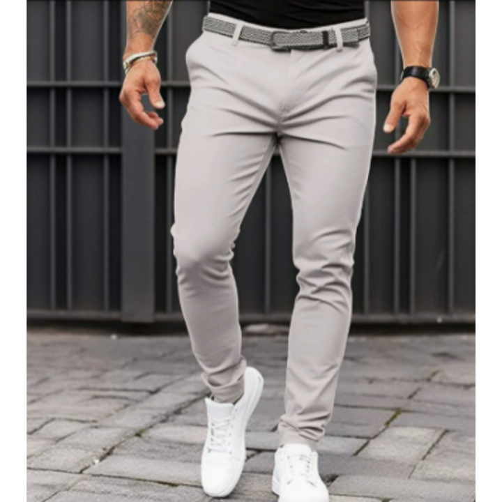 Men's Casual Slim Fit Pants, Stylish