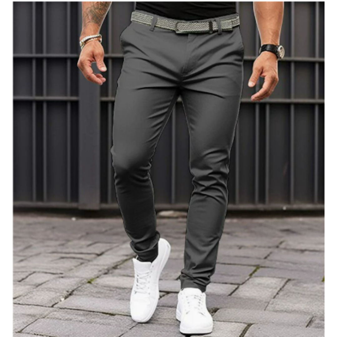 Men's Casual Slim Fit Pants, Stylish