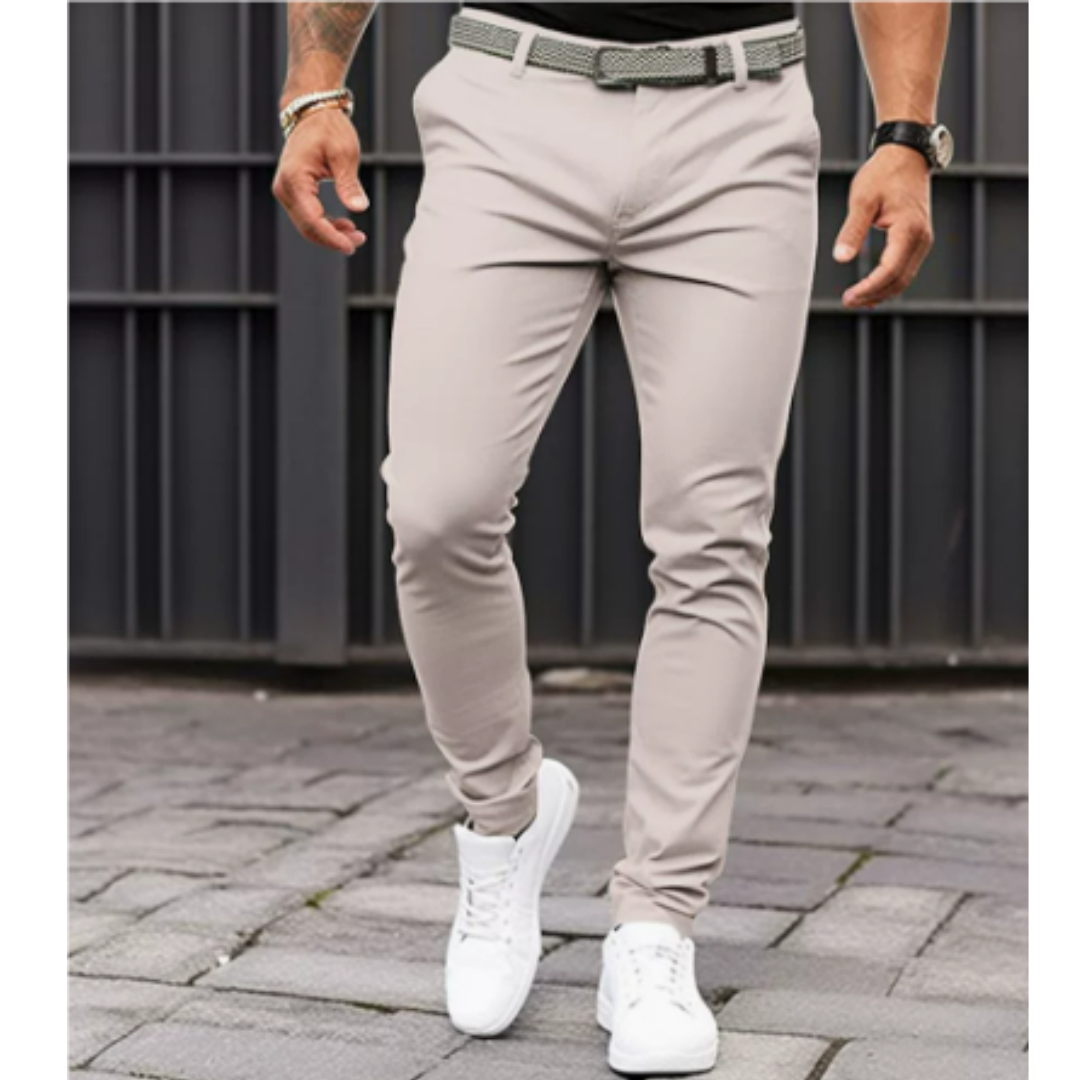Men's Casual Slim Fit Pants, Stylish