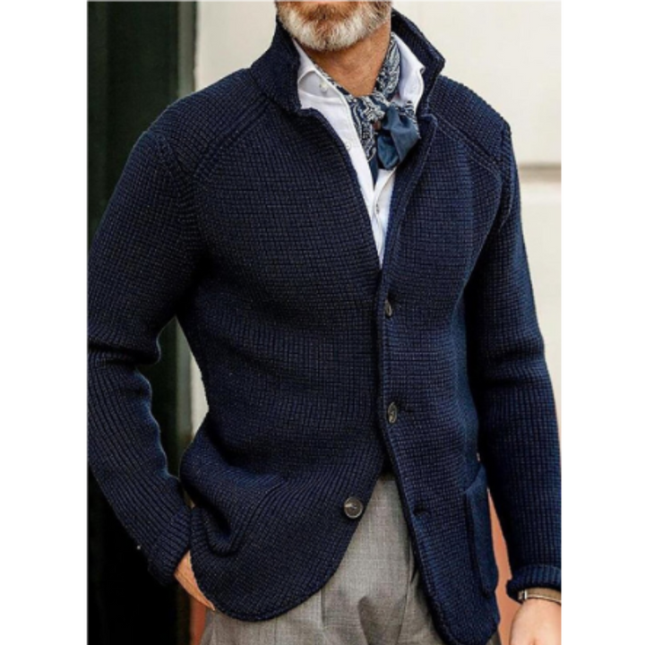 Men’s Cozy Knit Cardigan, Button Down