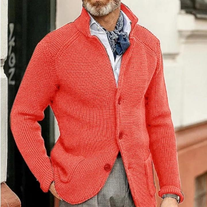 Men’s Cozy Knit Cardigan, Button Down